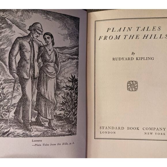 Vintage Rudyard Kipling Story Of Gadsbys & Plain Tales From Hills Punjab Edition - Picture 3 of 15